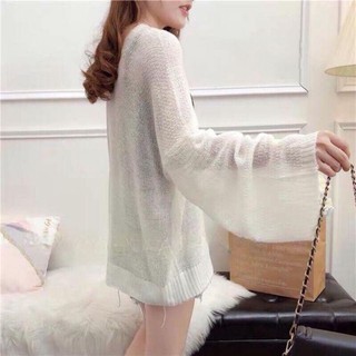 Áo khoác len cardigan mỏng siêu iu
