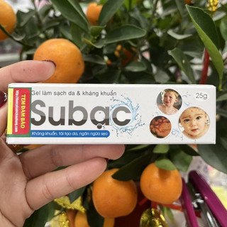 Gel làm sạch da Subạc - Giúp kháng khuẩn, ngăn ngừa viêm niêm mạc miệng