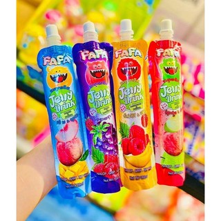 Thạch rau câu trái cây jelly drink fafa thái lan