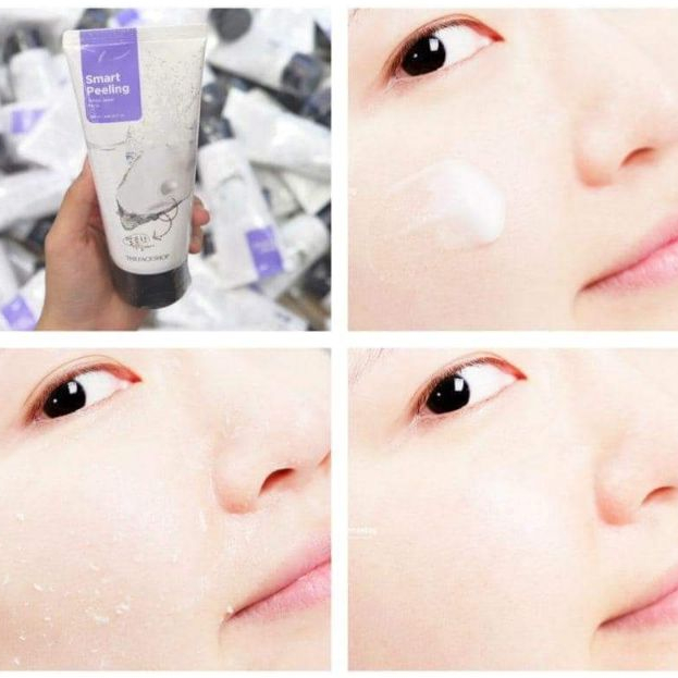 TẨY DA CHẾT THE FACE SHOP NGỌC TRAI ĐƯỜNG ĐEN