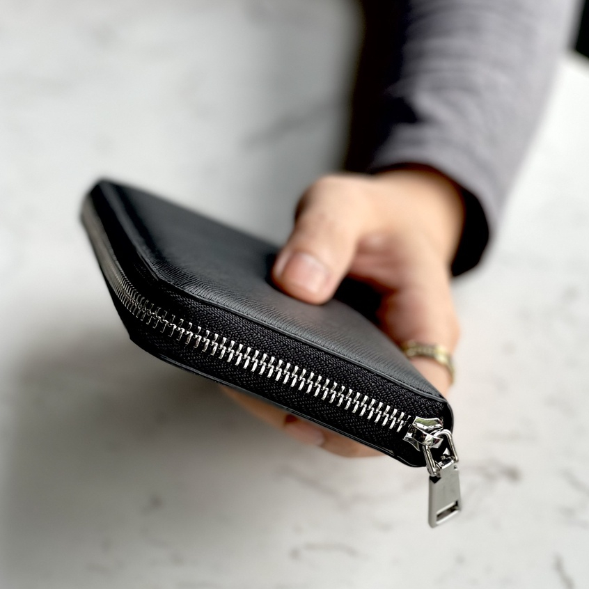 Ví khóa Harda Cầm Tay Da Cao Cấp Saffiano Phiên Bản Nâng Cấp