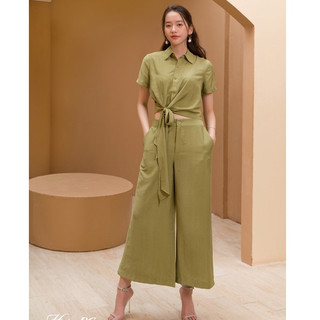 Quần Suông Ống Rộng, Thiết Kế Xẻ Gấu HeraDG - STBA016Q