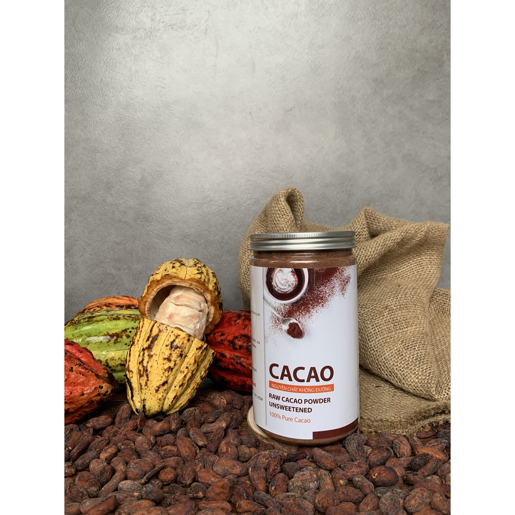 Bộ đôi Cacao nguyên chất Authentique - Hũ 440gr - Hỗ trợ giảm cân - Tốt cho tim mạch