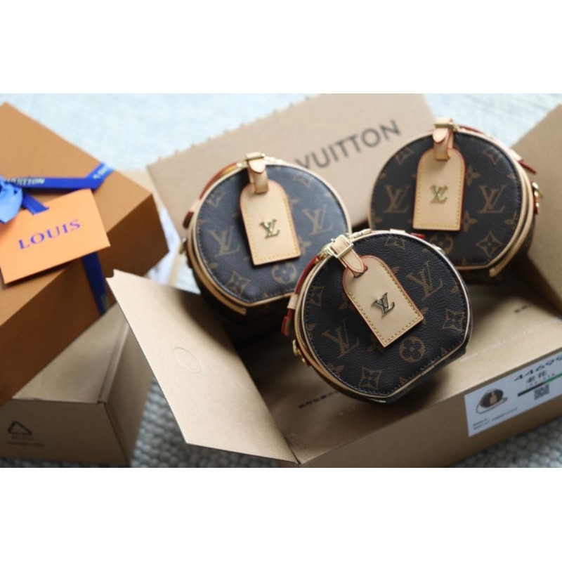 Túi xách nữ LVBoite mini da thật sz13cm màu hot nhất 2 box