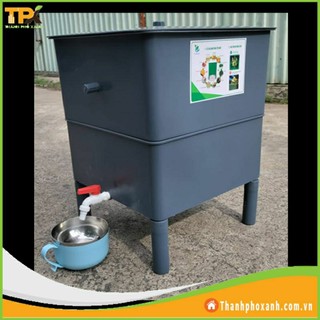 Thùng nuôi trùn Eco xử lý rác tại nhà.thùng ủ rác hữu cơ.