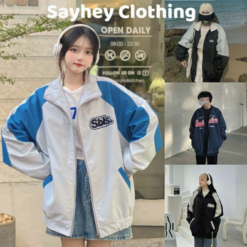 Áo khoác dù SBLS 2 màu Nam Nữ Form Rộng Ulzzang Unisex Chất vải 2 lớp - Sayhey Clothing | BigBuy360 - bigbuy360.vn