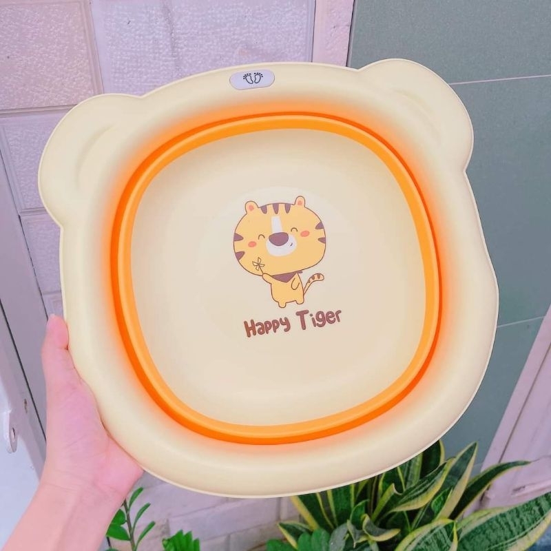 Chậu rửa mặt gấp gọn siêu cute cho bé