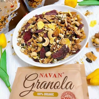 Ngũ cốc hạt dinh dưỡng granola Navan 500g chính hãng