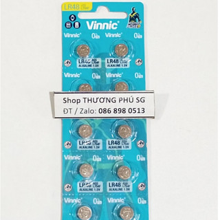 Pin Alkaline G5, 393A, CX193, AG5, LR754, G5, LR48, 193, GP93A, 393, SR754W - 1.5V / HIệu VINNIC