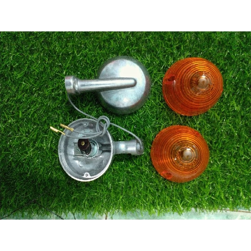 Đèn xi nhan 67 nhôm giả rin cặp