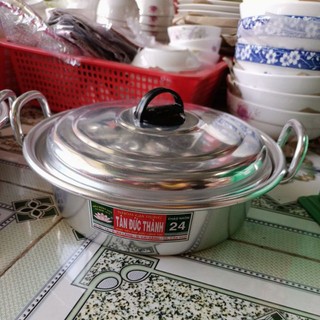 Nồi lẩu nhôm xi bóng Tân Đức Thành