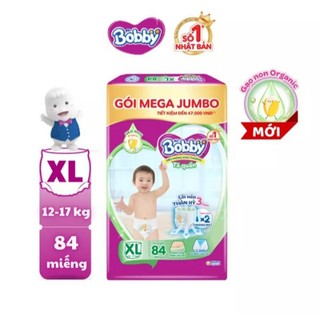Tả bỉm quần bobby XL84 miếng gạo n9n