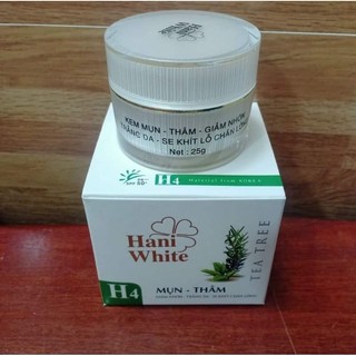 Kem hani white h4 25g mụn-thâm-giảm nhờn-trắng da-se khit lỗ chân lông