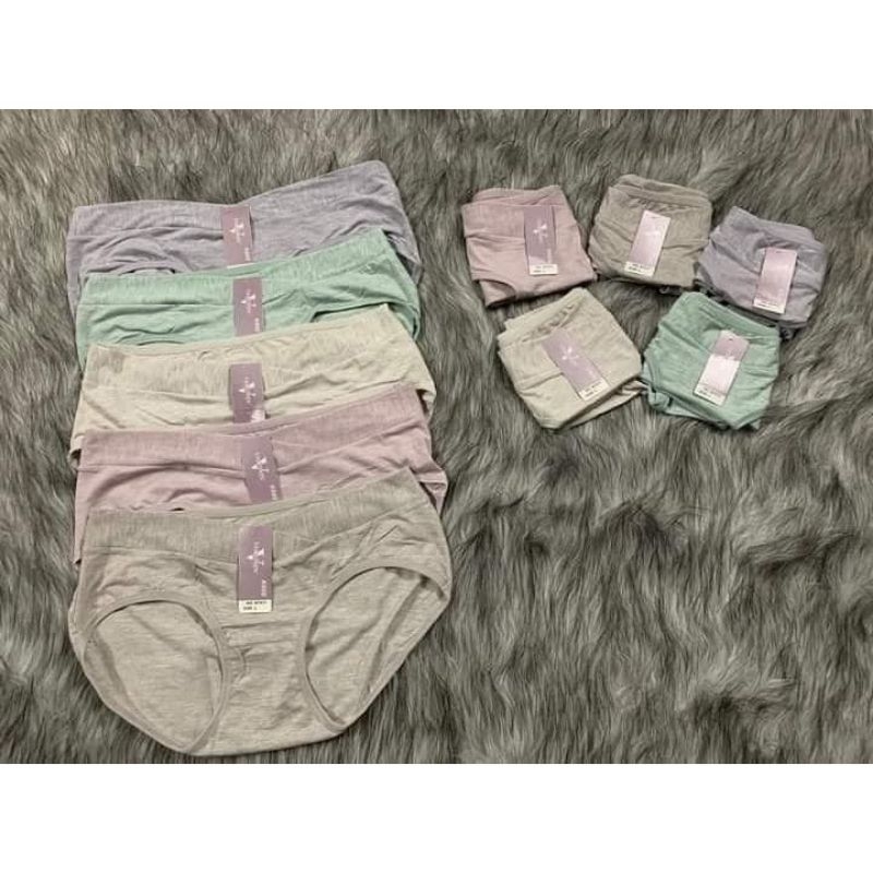 Quần Lót Bầu Cạp Chéo Cotton Đũi Thoáng Mát 40-80kg 7011