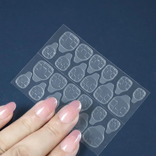 Vỉ 24 miếng keo dán móng silicon hai mặt