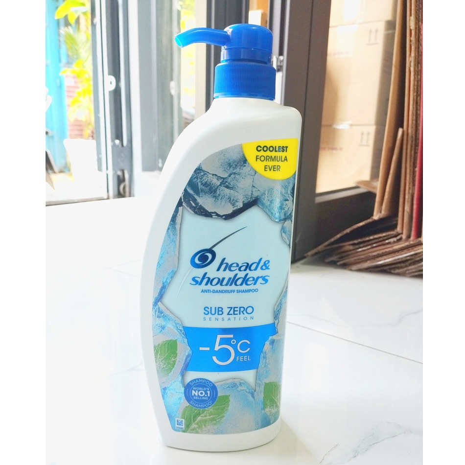 Dầu gội head and shoulder SUB ZERO SENSATION hương băng giá 800ml