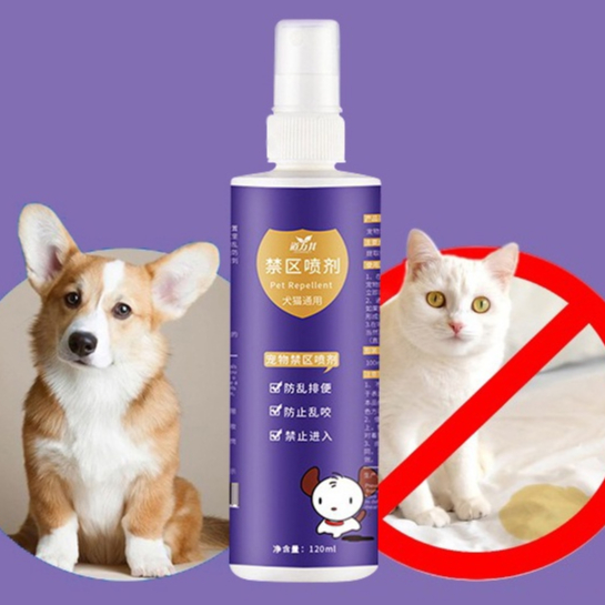Bình xịt hướng dẫn chó mèo đi vệ sinh đúng chổ - hương cam an toàn