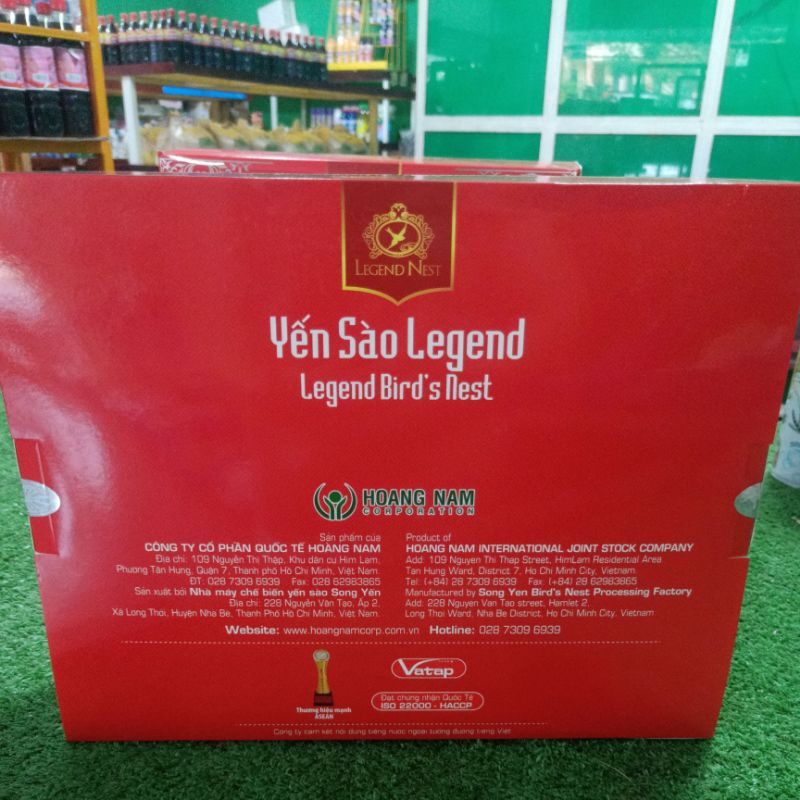 2 hộp yến sào song yến  Không đường 15%