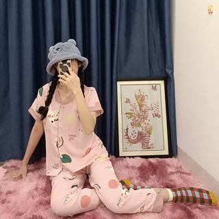 Set Mango tay ngắn quần dài lụa satin siêu dể thương ❤️ [ VIDEO + ẢNH THẬT]