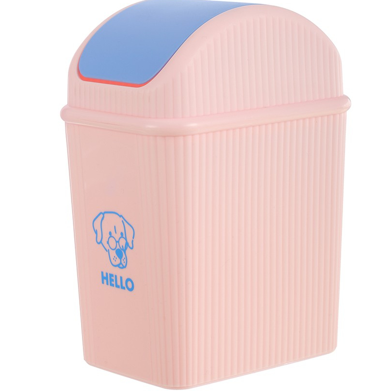 Bàn Thùng rác Mini  Miniso nhỏ gọn tiện lợi dễ thương nhiều mẫu- Giao màu ngẫu nhiên