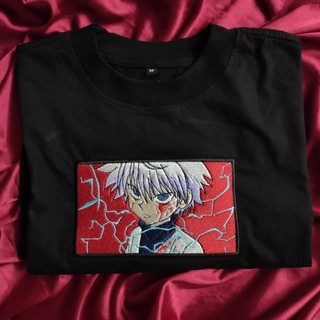 Áo thêu anime hunter x hunter killua và thêu theo mọi yêu cầu của bạn