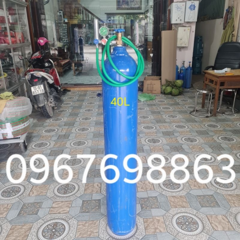 Bình Khí Argon 40Lít Trọn Bộ
