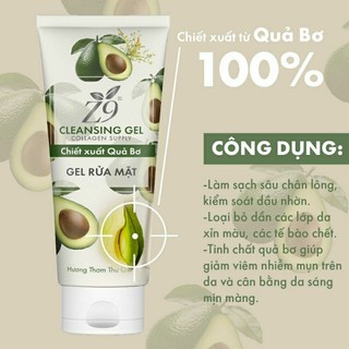 Sữa rửa mặt bơ Z9