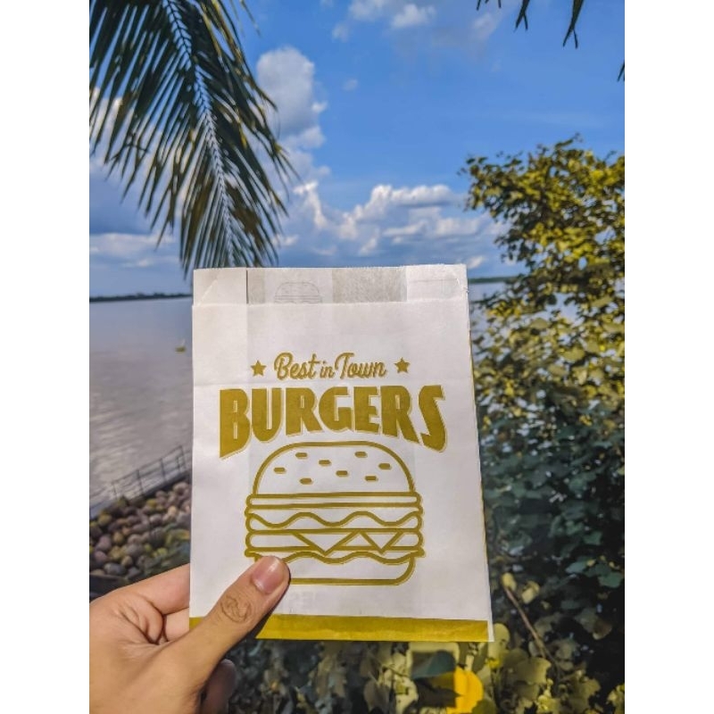 100 Túi HAMBURGER mẫu sang tây