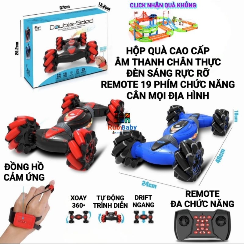 Xe điều khiển từ xa xe đồ chơi điều khiển địa hình, cảm biến cử chỉ, xoay 360 độ, đồ chơi trẻ em