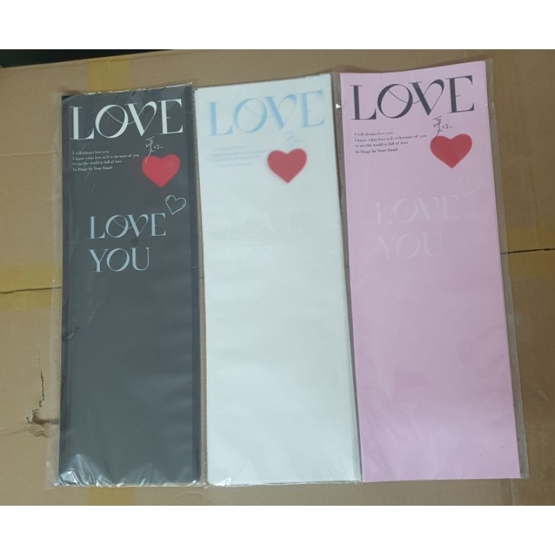 TÚI 1 BÔNG CHỮ LOVE - XẤP 20 TÚI