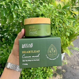 Mặt nạ diếp cá meea organic thải độc, giảm mụn, dưỡng da tặng cọ