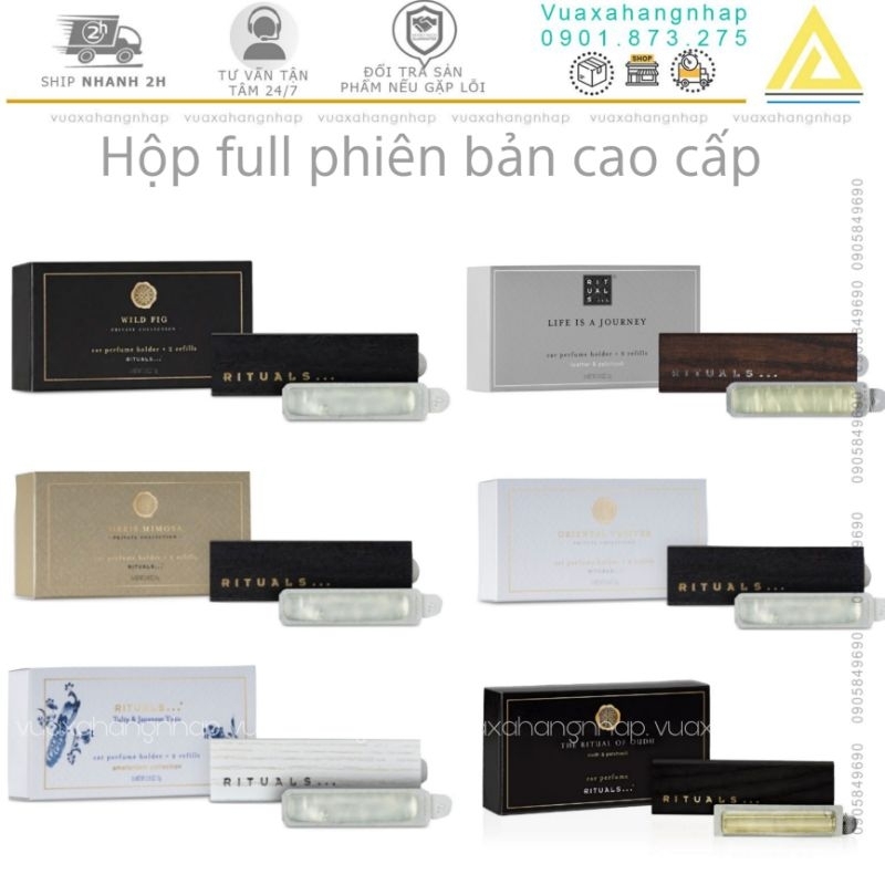 Sáp thơm xe hơi UK dòng cao cấp the rituals car perfumes