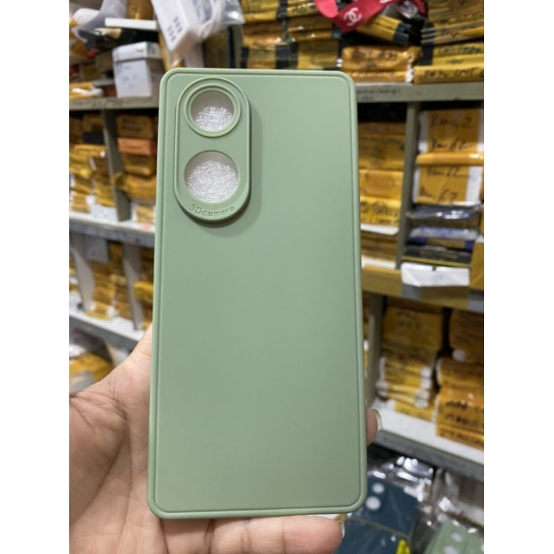 Ốp lưng Oppo Reno 8T 5G dẻo màu có bảo vệ camera