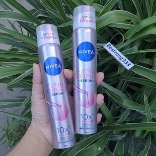 Xịt ngăn mùi Serum Nivea trắng mịn 100ml