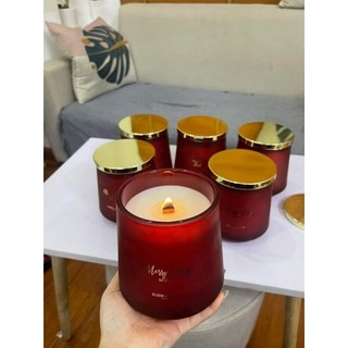 Nến thơm Merry Berry - Woodfire Apple