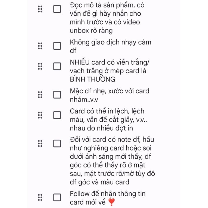 Card BLACKPINK official có bơi được giá trị cao