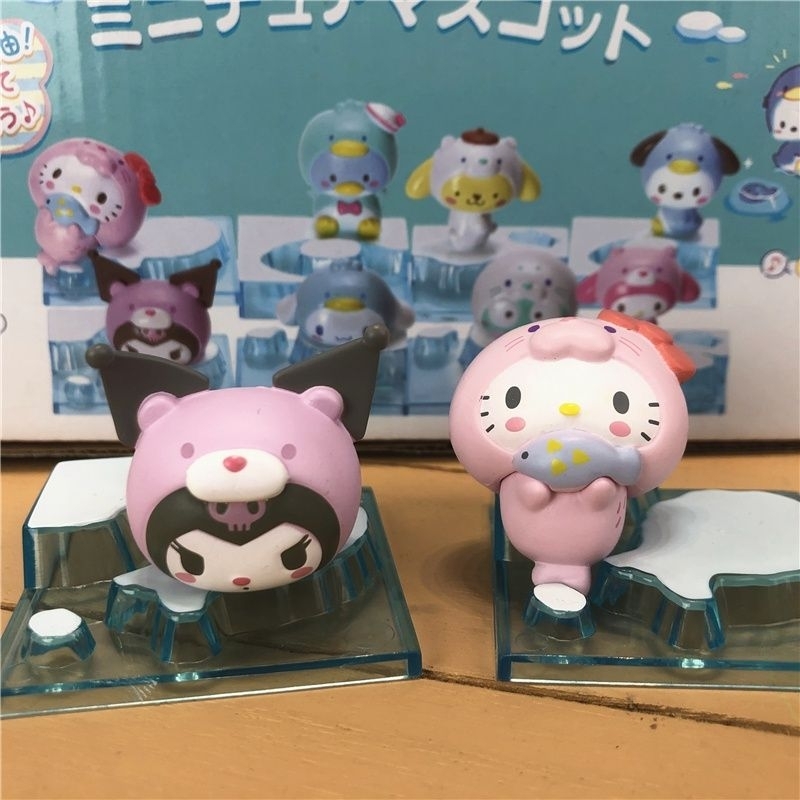 Hộp Mù Sanrio Characters Phiên Bản Bắc Cực Chính Hãng Cinnamoroll Kuromi Melody Purin Pochacco Hello Kitty
