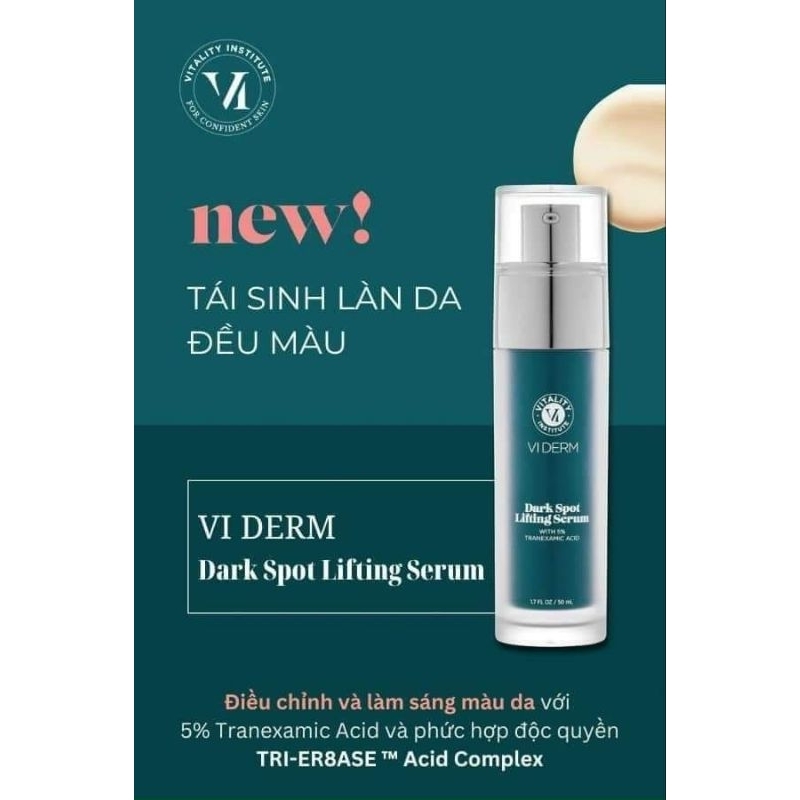 Dark Spot Lifting Serum Vi derm – Tinh Chất Làm Mờ Thâm Nám, Dưỡng Da Đều Màu 50ml