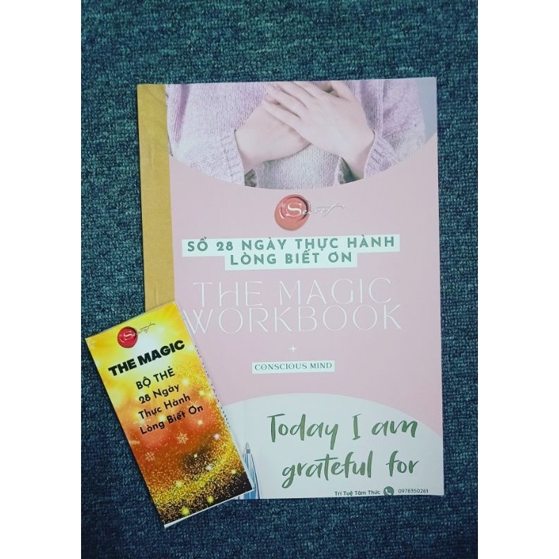 (Tặng kèm Sec Nhiệm Màu) SỔ TAY 28 NGÀY THỰC HÀNH PHÉP MÀU - LÒNG BIẾT ƠN - THE MAGIC WORKBOOK - Sổ A4 68 trang