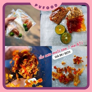 Bánh tráng tắc sate muối tôm