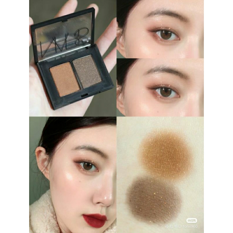 Bảng phấn mắt Nars duo eyeshadow Cordura nâu ấm