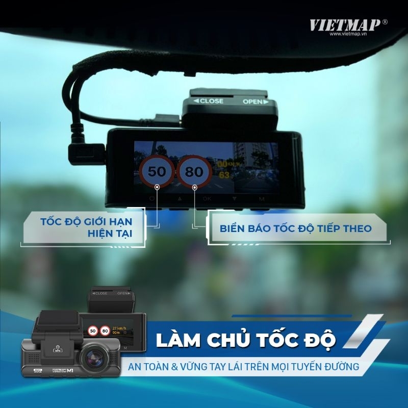 Cam Hành Trình Vietmap SpeedMap M1