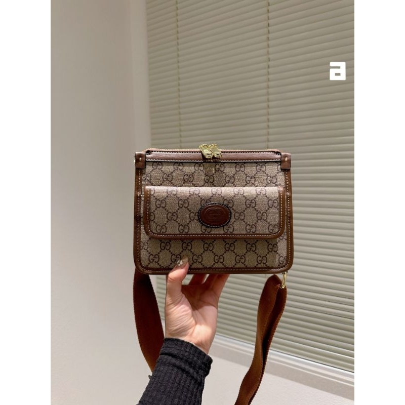 Túi đeo chéo nam G.C RETRO da dày dặn sz21x17cm cực chất