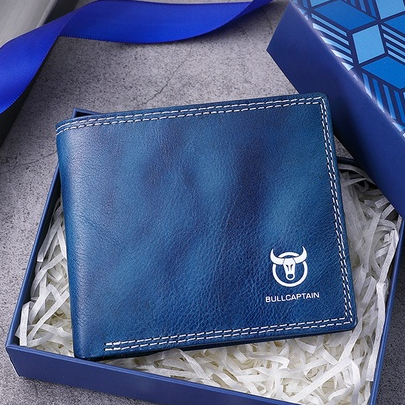 Ví nam bóp nam da bò thật ,dáng ngang đẹp thời trang hàng cao cấp nhiều màu theo mạng phong thủy VN2 - Rockcow