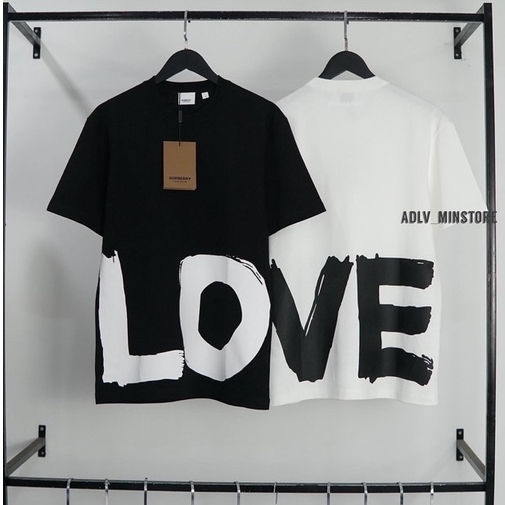 Áo Thun Burberry nam nữ LOVE phong cách luxury chất vải vải cotton organic Bestqualtiy | BigBuy360 - bigbuy360.vn