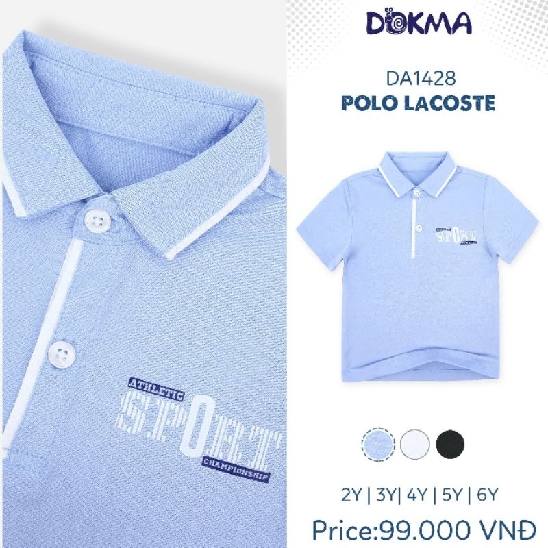 Áo polo bé trai 2-6 tuổi DA1428