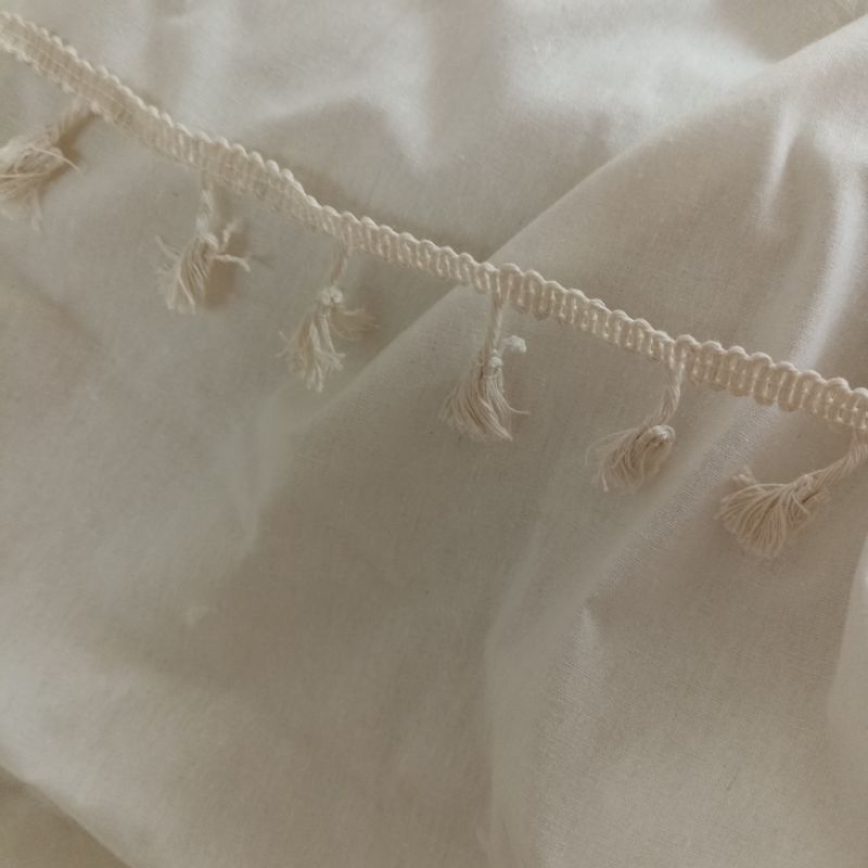 5 mét ren tua rua ren cotton ren chỉ ren sợi trang trí