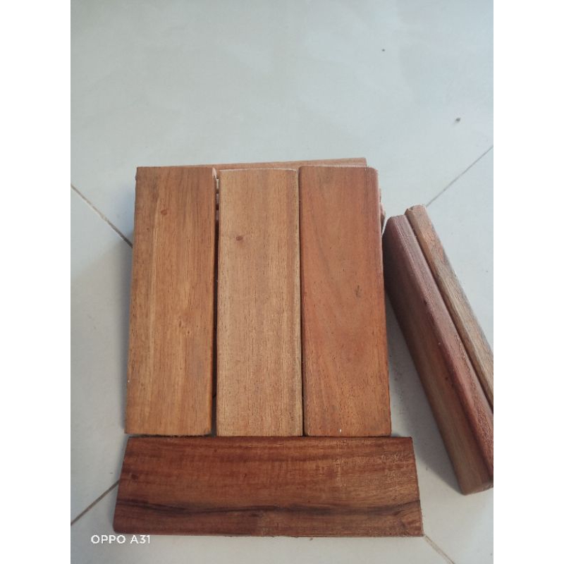 Combo 10 thanh gỗ tràm bông vàng, chuyên dùng trang trí ,decor