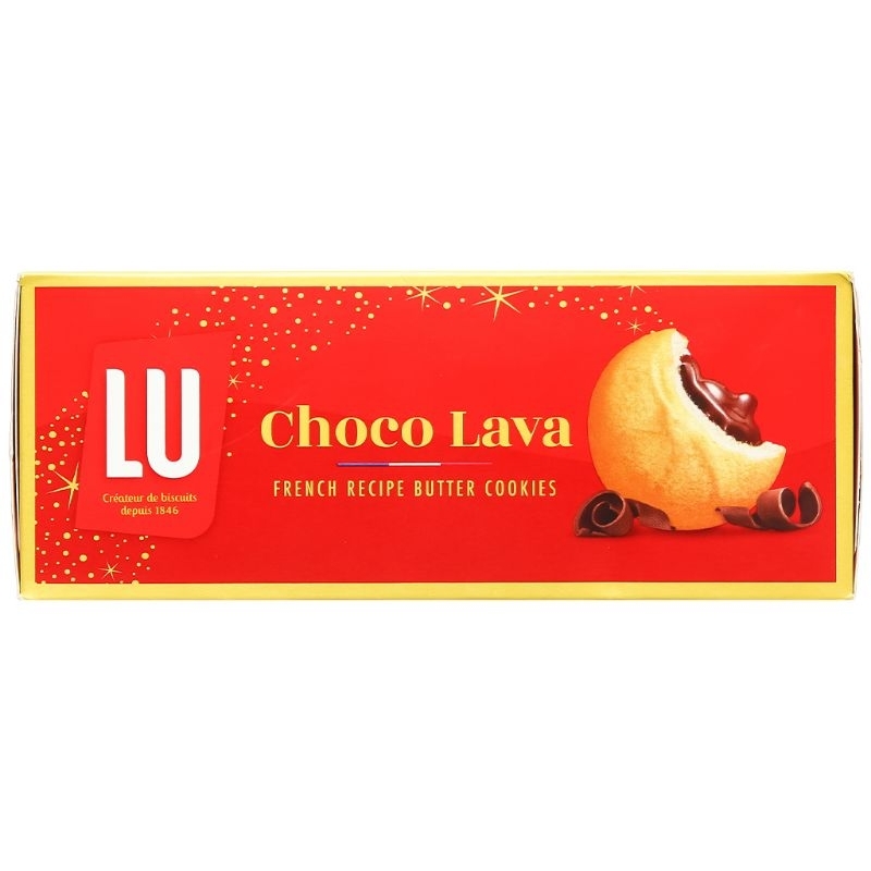 Bánh quy bơ LU nhân socola chảy sánh mịn hộp 120g