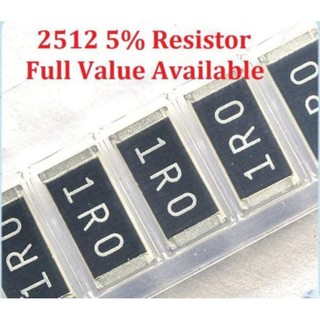 Điện trở dán 2512 1w 5%_4r7, 5r1, 1ro